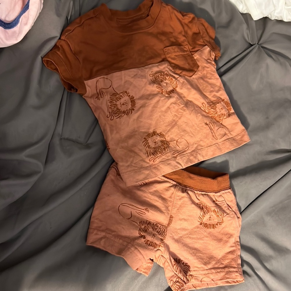 2 Piece Lion Set (Boys 0-3M)